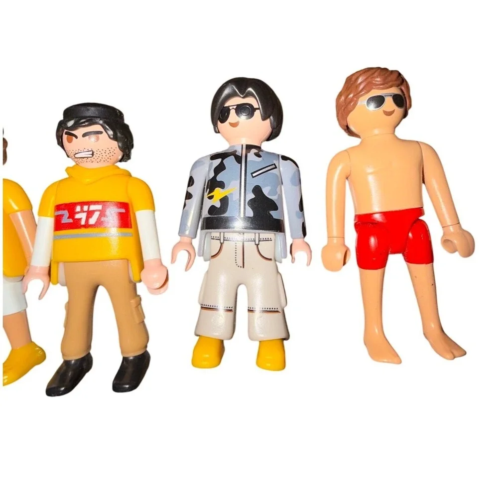 Playmobil People Figure Lot of‎ 5 Vacation Casual Theme Characters